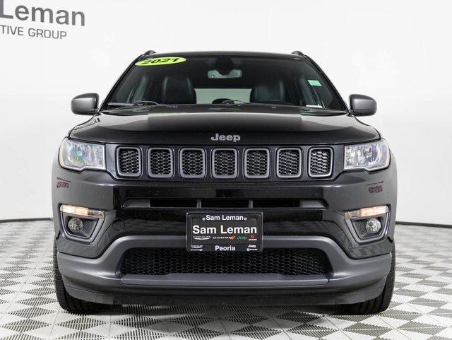 used 2021 Jeep Compass car, priced at $19,495