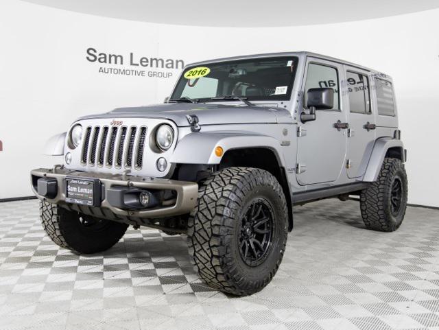 used 2016 Jeep Wrangler Unlimited car, priced at $20,800