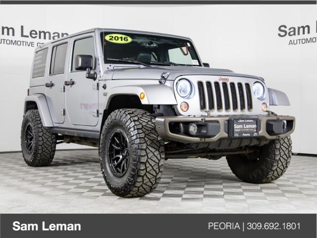 used 2016 Jeep Wrangler Unlimited car, priced at $20,800