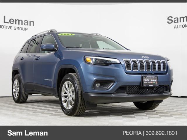 used 2021 Jeep Cherokee car, priced at $22,400