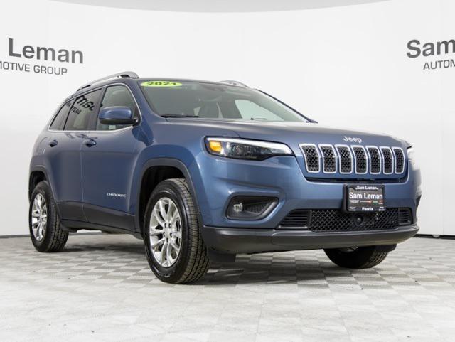 used 2021 Jeep Cherokee car, priced at $22,400