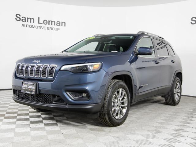 used 2021 Jeep Cherokee car, priced at $22,400