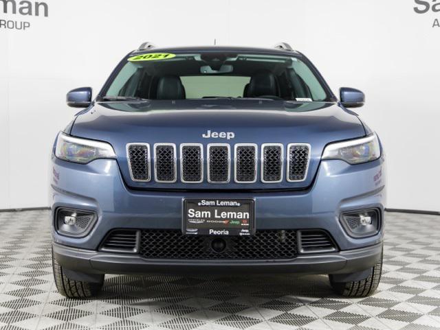 used 2021 Jeep Cherokee car, priced at $22,400