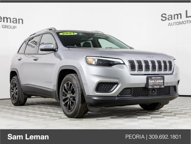 used 2021 Jeep Cherokee car, priced at $19,800