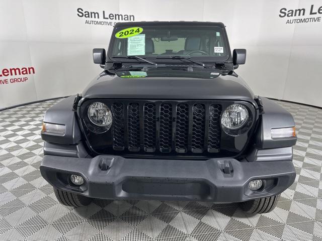 used 2024 Jeep Wrangler car, priced at $34,500