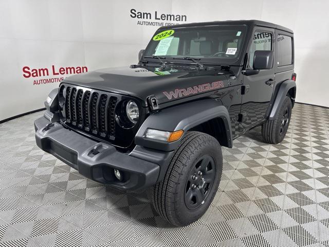 used 2024 Jeep Wrangler car, priced at $34,500