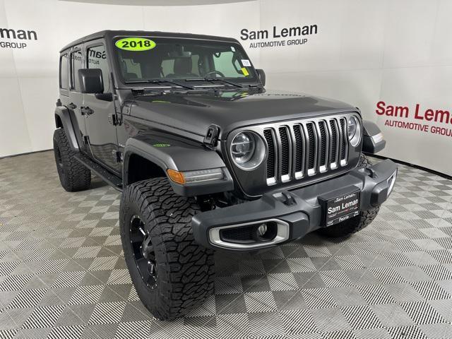 used 2018 Jeep Wrangler Unlimited car, priced at $27,775