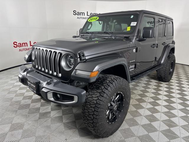 used 2018 Jeep Wrangler Unlimited car, priced at $27,775