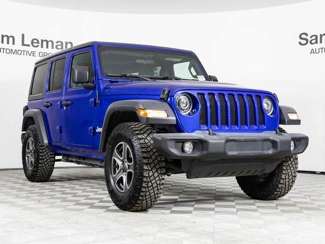 used 2019 Jeep Wrangler Unlimited car, priced at $26,500