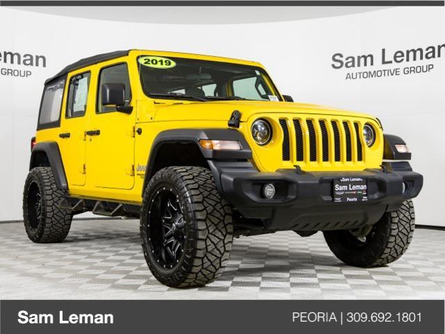 used 2019 Jeep Wrangler Unlimited car, priced at $26,500