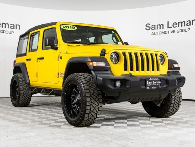 used 2019 Jeep Wrangler Unlimited car, priced at $26,500