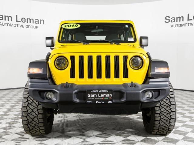 used 2019 Jeep Wrangler Unlimited car, priced at $26,500