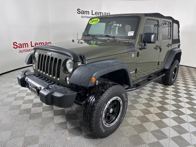 used 2015 Jeep Wrangler Unlimited car, priced at $16,995