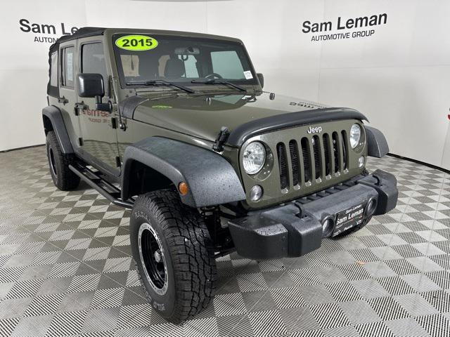 used 2015 Jeep Wrangler Unlimited car, priced at $16,995