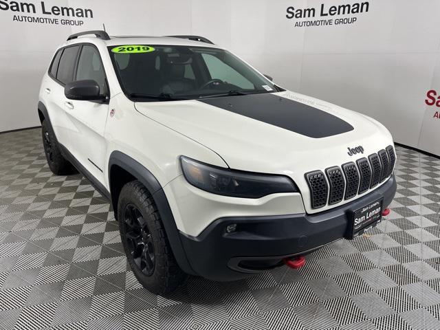 used 2019 Jeep Cherokee car, priced at $18,500