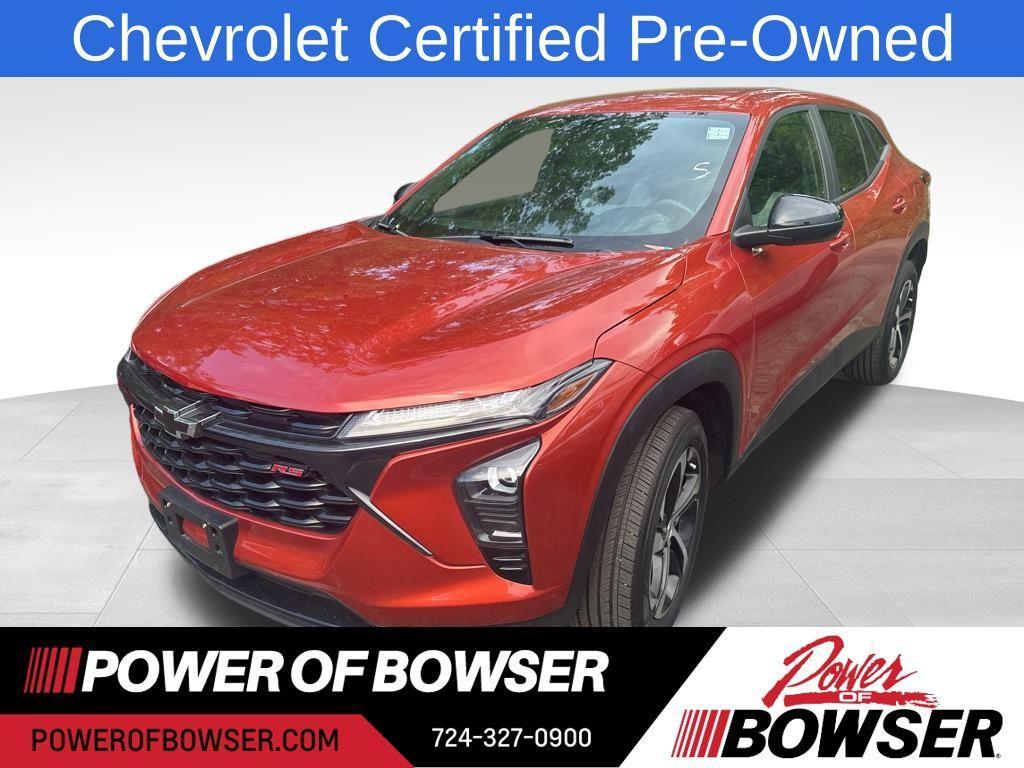 used 2024 Chevrolet Trax car, priced at $23,498