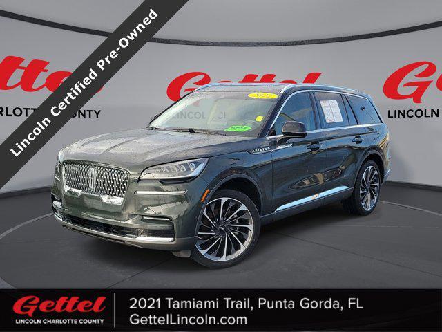 used 2022 Lincoln Aviator car, priced at $48,441