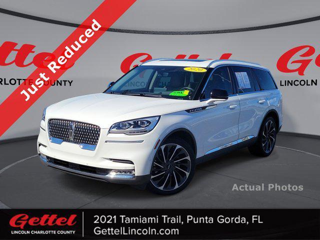 used 2020 Lincoln Aviator car, priced at $37,538