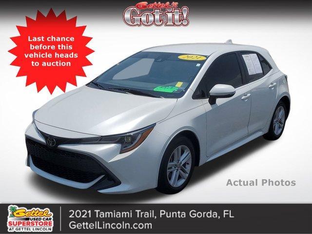 used 2021 Toyota Corolla Hatchback car, priced at $17,990