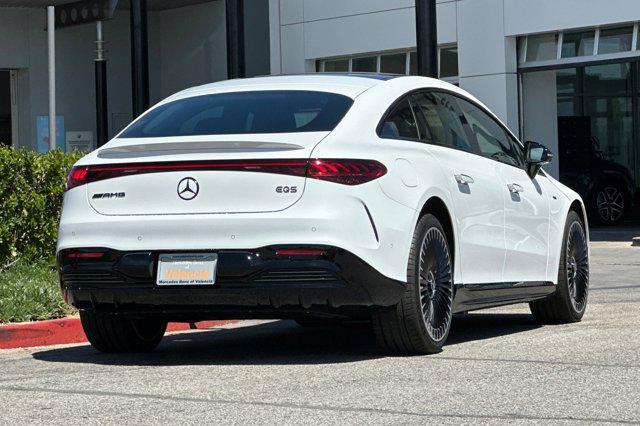 new 2025 Mercedes-Benz AMG EQS car, priced at $154,235