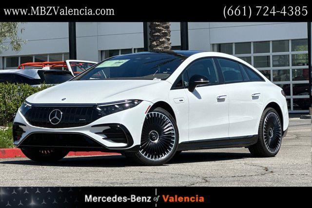 new 2025 Mercedes-Benz AMG EQS car, priced at $154,235