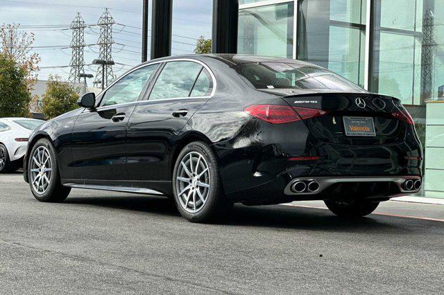 new 2025 Mercedes-Benz AMG C 43 car, priced at $65,155