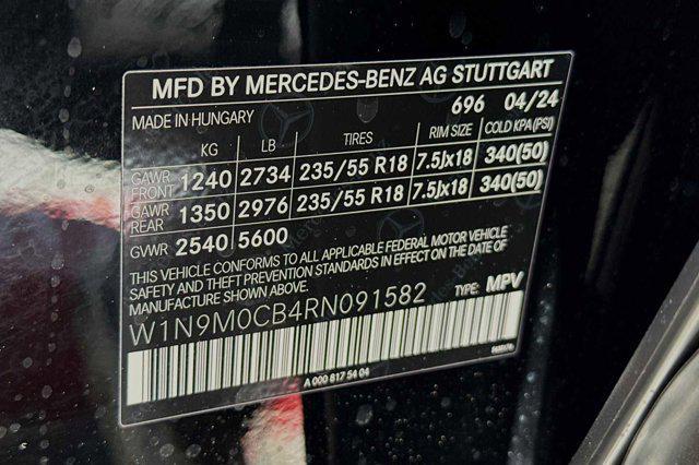 new 2024 Mercedes-Benz EQB 250 car, priced at $55,645