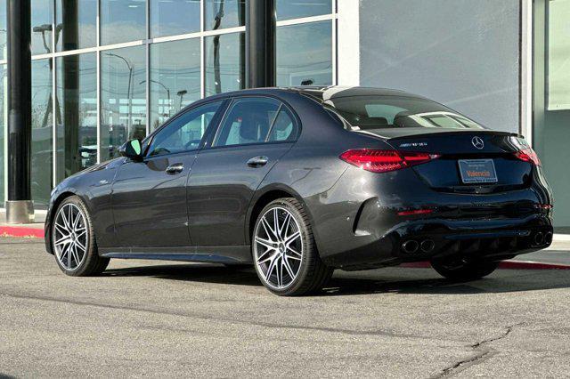 new 2025 Mercedes-Benz AMG C 43 car, priced at $68,805