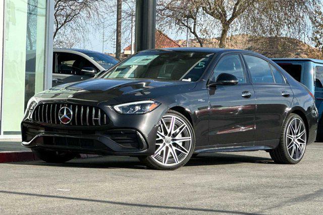 new 2025 Mercedes-Benz AMG C 43 car, priced at $68,805