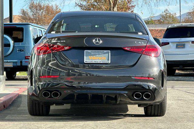 new 2025 Mercedes-Benz AMG C 43 car, priced at $68,805