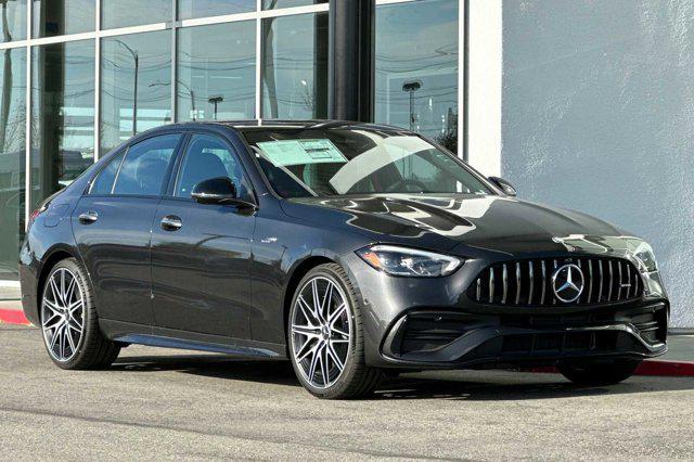 new 2025 Mercedes-Benz AMG C 43 car, priced at $68,805