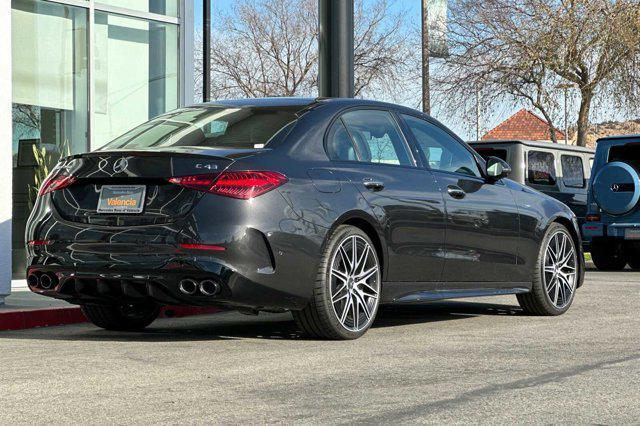 new 2025 Mercedes-Benz AMG C 43 car, priced at $68,805