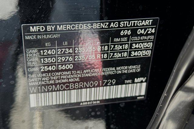 new 2024 Mercedes-Benz EQB 250 car, priced at $55,345