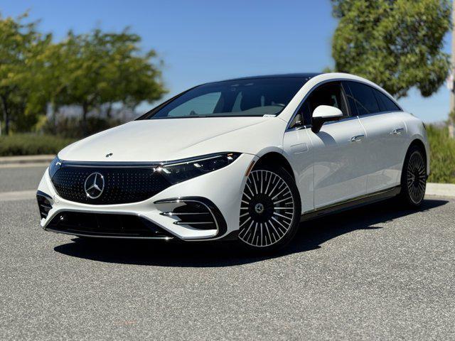 used 2022 Mercedes-Benz EQS 580 car, priced at $52,999