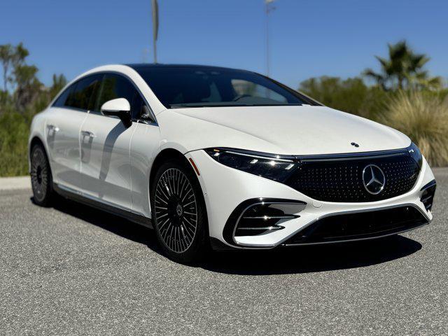 used 2022 Mercedes-Benz EQS 580 car, priced at $52,999