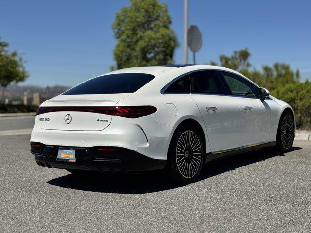 used 2022 Mercedes-Benz EQS 580 car, priced at $52,999