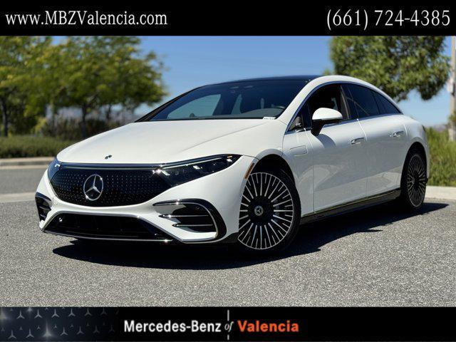 used 2022 Mercedes-Benz EQS 580 car, priced at $52,999