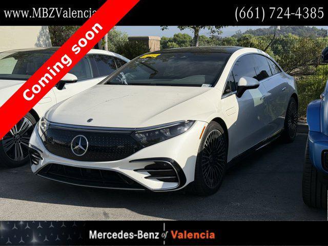 used 2022 Mercedes-Benz EQS 580 car, priced at $52,999