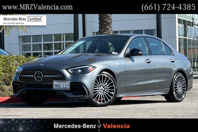 used 2024 Mercedes-Benz C-Class car, priced at $45,300