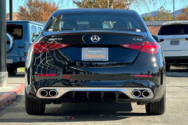 new 2025 Mercedes-Benz AMG C 43 car, priced at $65,155