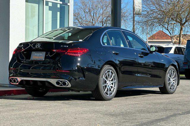 new 2025 Mercedes-Benz AMG C 43 car, priced at $65,155