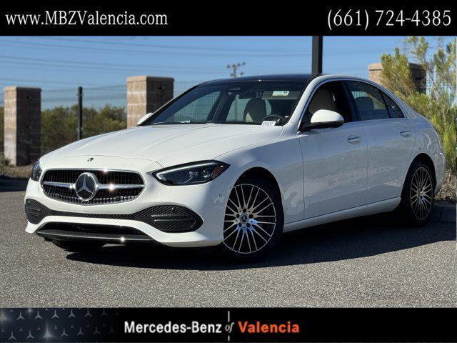 new 2025 Mercedes-Benz C-Class car, priced at $52,885