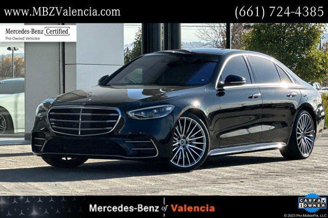 used 2022 Mercedes-Benz S-Class car, priced at $73,495