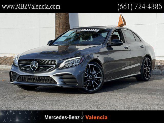 used 2021 Mercedes-Benz C-Class car, priced at $25,200