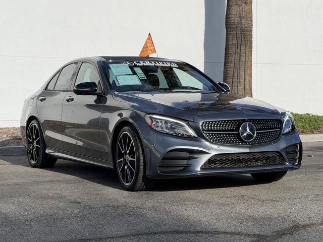 used 2021 Mercedes-Benz C-Class car, priced at $25,200