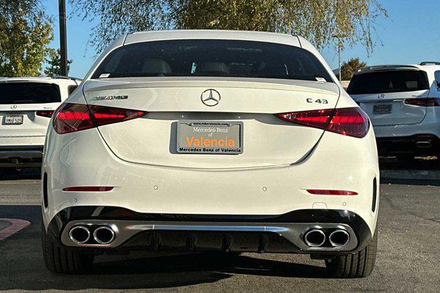 new 2025 Mercedes-Benz AMG C 43 car, priced at $67,805