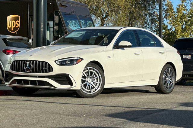 new 2025 Mercedes-Benz AMG C 43 car, priced at $67,805