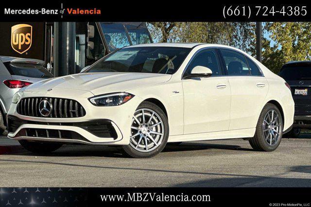 new 2025 Mercedes-Benz AMG C 43 car, priced at $67,805