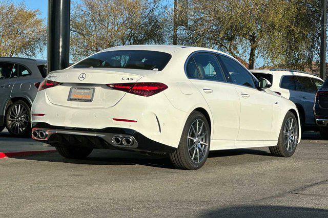 new 2025 Mercedes-Benz AMG C 43 car, priced at $67,805