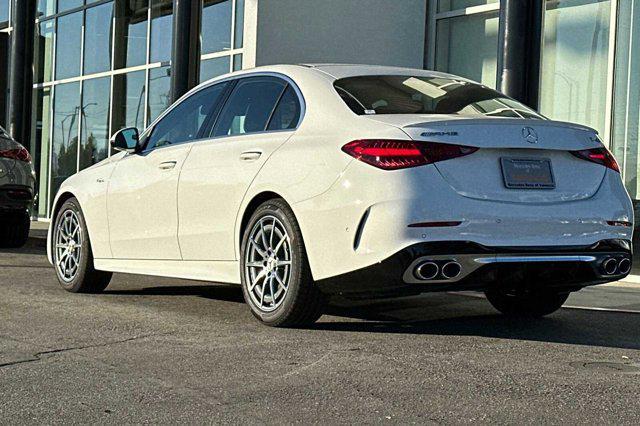 new 2025 Mercedes-Benz AMG C 43 car, priced at $67,805